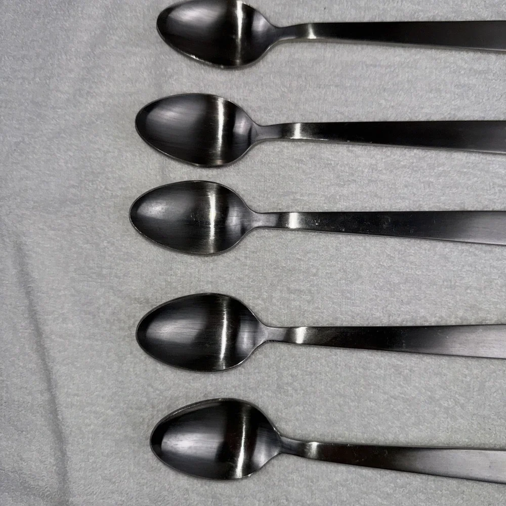 9 Pottery Barn Ice Cream Serving Spoons Strawberry Vanilla Chocolate Choco Chip